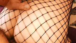 Elegant amateur couple enjoys sex with anal in a classy homemade setting