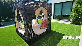 hey, watch this shy rich muslim milf in hijab get wild fucking the handyman in hot cowgirl pov!