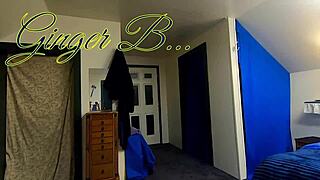 ginger b poses bound in lingerie for you