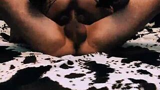 Elegant amateur couple enjoys sex with anal in a classy homemade setting