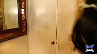 Inked Ponytails Brunette Casey Cumz Boob Jobs