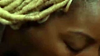 He spits and face fucks me, sucking deep down my throat in this wet blowjob session