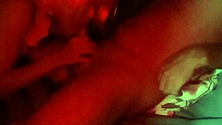 The new girl is doing a blowjob to her boss