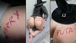 Happy Halloween with Cute Latina Milf