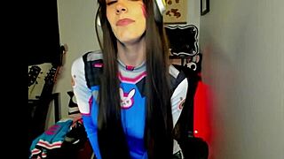 D.Va cosplay goddess, will you reward my good behavior tonight?  