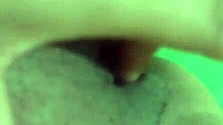 Sola en casa, masturbating my shaved pussy