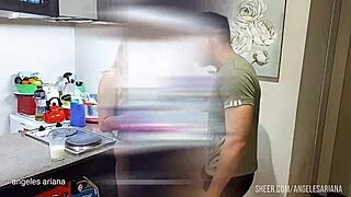Things get steamy in the kitchen with a maid