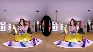 snow wild is a horny cunt riding dildo