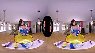 snow wild is a horny cunt riding dildo