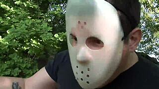 Amateur hottie handles huge cock with sexy handjob in HD