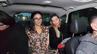 Uber driver scores big with wild public flashing fun.