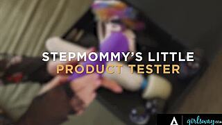 Petite Kimmy Kimm experiences intense stepmommy's toy play