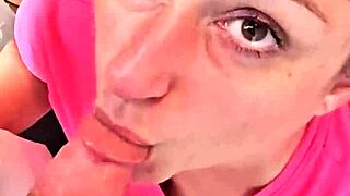 Him And Her Oh Wow, What A Deepthroat Blowjob From That Sexy Babe!