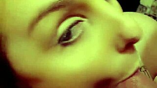 redhead milf sucking on a hard cock in detail