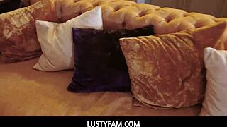 LustyFam - Cute Stepsis Chloe Cherry and Gwen Vicious Nailed by Stepbro