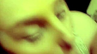 redhead milf sucking on a hard cock in detail