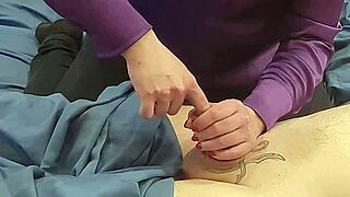 Stepmom pushes finger deeper into urethra