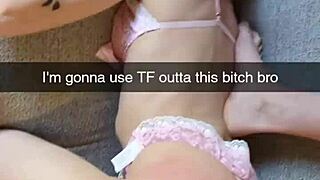 This blonde MILF cheated, getting fucked on Snapchat
