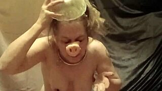 Slut Bent Over for Dirty Talk and BDSM in European Scene