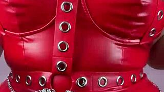 Femdom Mistress Gives POV Jerk Off Instructions to Chastity Slut