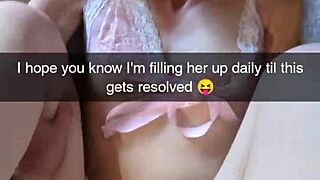 This blonde MILF cheated, getting fucked on Snapchat