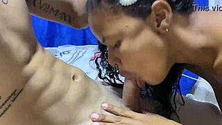 Milf Hermanastra Shouldn't Share Bed with Hermanastro or This Wild Oral Happens. Dare to Watch?