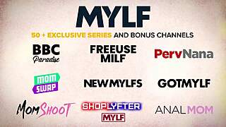 Busty new milf loves princess treatment with footjob. Her big cock action bends over for missionary fun.