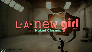 Sexy Teen Blonde Shows Her Cute Body In Casting Photoshoot With Mommy And Daddy