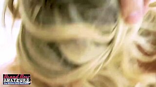 Anya combines footjob with fingering her wet pussy