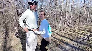 A couple have been fucked by a drone in the open air