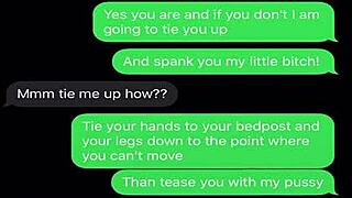 Sexting emasculates my sissy bitch, a humiliation video