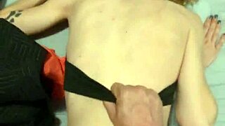 Bent over spinner takes it hard in 4K