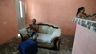 Cheating husband fucks curvy cousin’s big ass at gym