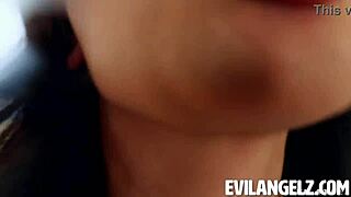 Cami Strella’s intense anal squirting action