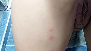 Stepdaughter trapped by a hidden camera in the bathroom mp4