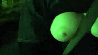 Italian MILF Artemisia Love Flashes Big Horny Boobs Driving