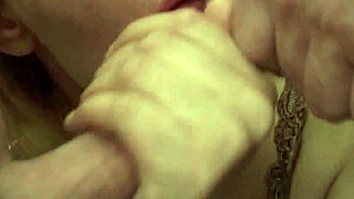 She Unzipped His Fly for a Raw Amateur Blowjob in the Kitchen Before Dinner