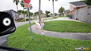 Candy Lane’s facial mess, intense bang bus experience