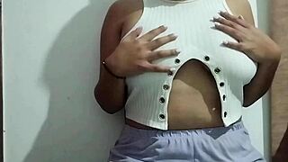 Do You See This Milf Massaging Her Big Breasts?