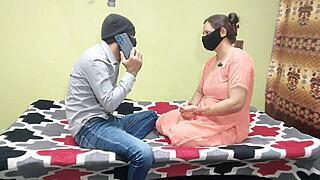 Bhabhi’s husband not giving her peace, uselessly talking