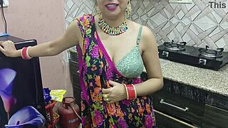 Full length Indian kitchen fucked by Bhabhi