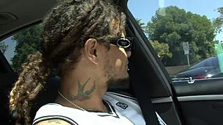 Black-haired slut in high heels rides big cock with wild passion. Stockings and lingerie add to the steamy scene.