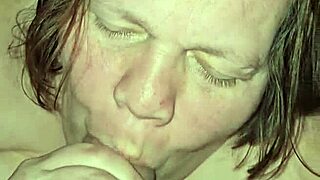 A girl with big tits, a real preggo, gets all the cock