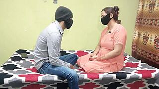 Bhabhi’s husband not giving her peace, uselessly talking