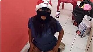 Nóng sexy nurse in hospital, no customers on 12/24