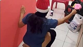 Nóng sexy nurse in hospital, no customers on 12/24