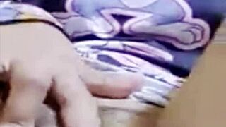 She achieved two orgasms through video call sex with aisagirl