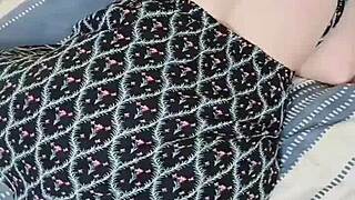 Petite Latina Milf Bent Over In Doggystyle Gets Her Pussy Eaten And Filled With Cumshot