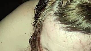 Milf Sucks Huge Cock While Riding Foot