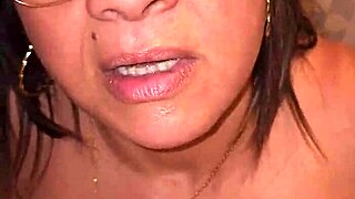My stepmother finds me masturbating, using her underwear